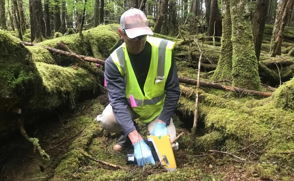 Lead sampling in Gravina, Alaska, September 2018