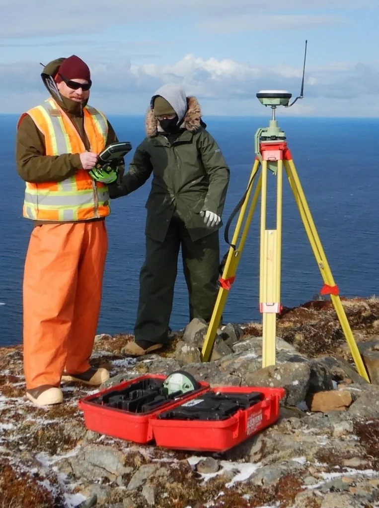 Surveying in Nikolski, Alaska, for the US Army Corps of Engineers
