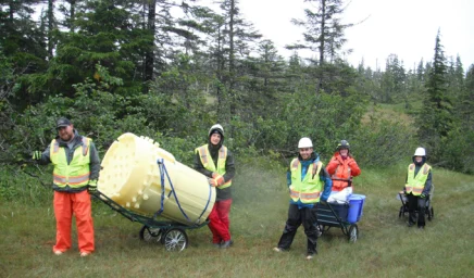 Granite Mine Drum Removal, Whittier, Alaska