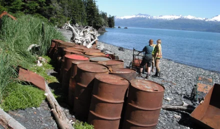 Granite Mine Drum Removal, Whittier, Alaska