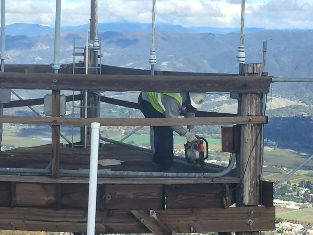 RCO Tower Demolition, Ukiah, California